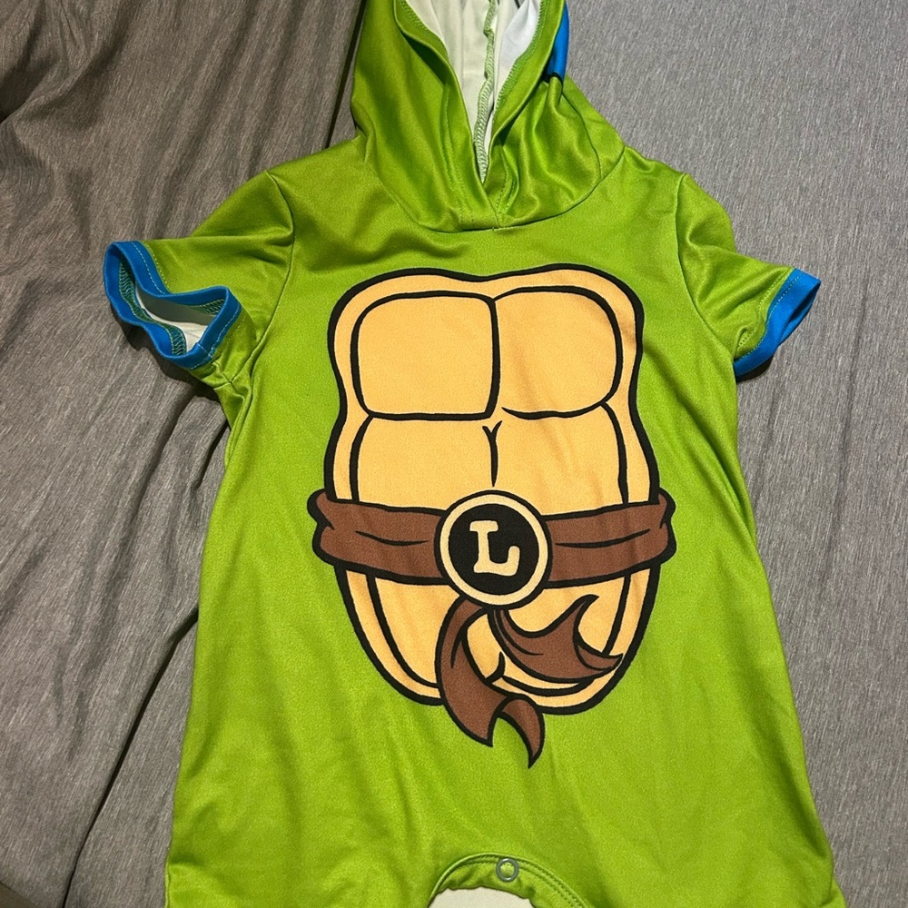 SOLD!! Kids Ninja Turtle Costume - Green and Blue